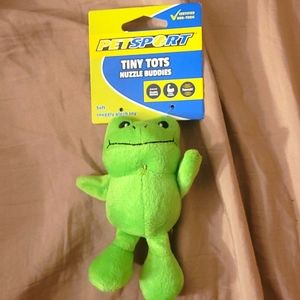5/$25 Petsport Small/Teacup frog dog toy
